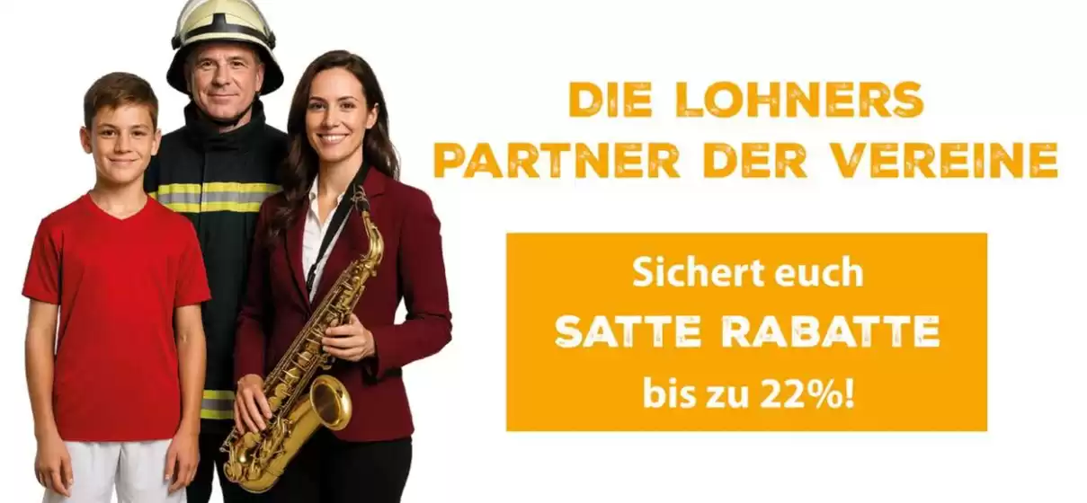 Die Lohners Katalog | Die Lohners Partner Der Vereine! | 2026-09-28T00:00:00.000Z - 2026-10-13T00:00:00.000Z