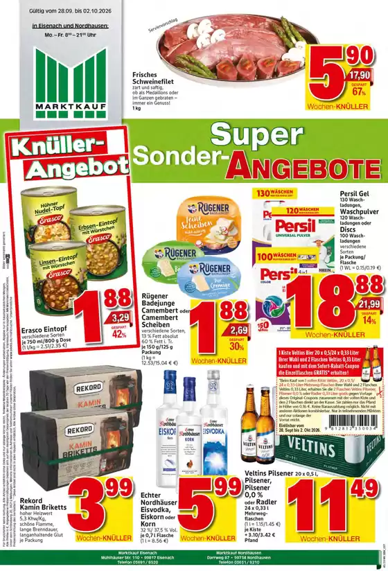 Marktkauf Katalog | Unsere besten Deals für Sie | 2026-09-28T00:00:00.000Z - 2026-10-02T00:00:00.000Z