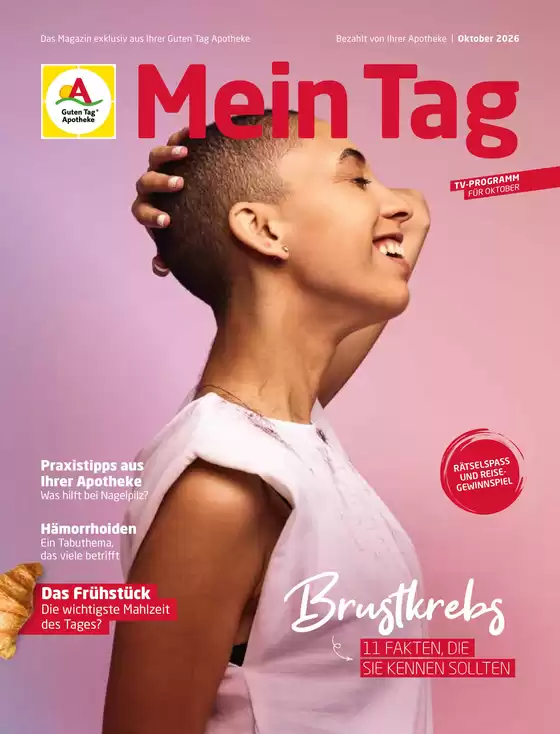 Guten Tag Apotheke Katalog in Bad Hersfeld | Das Magazin exklusiv aus Ihrer Guten Tag Apotheke | 2026-09-30T00:00:00.000Z - 2026-10-31T00:00:00.000Z