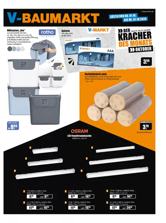 V Baumarkt Katalog in Merzen | Aktuelle Angebote V Baumarkt | 2026-10-01T00:00:00.000Z - 2026-10-07T00:00:00.000Z