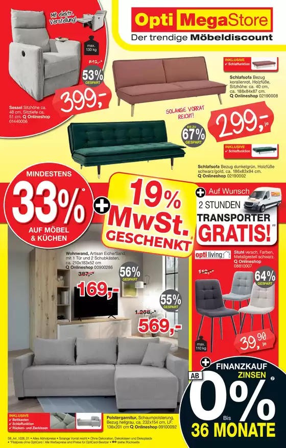 Opti Wohnwelt Prospekt in Bernkastel-Kues | MegaDeal | 2026-10-01T00:00:00.000Z - 2026-10-24T00:00:00.000Z