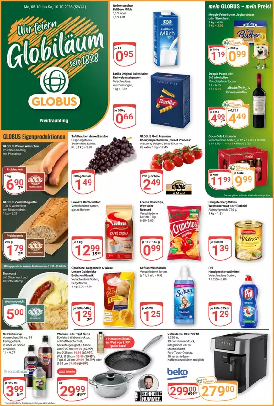 Globus Prospekt in Belm | Kommende Angebote Neutraubling | 2026-10-05T00:00:00.000Z - 2026-10-10T00:00:00.000Z
