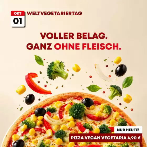Call a Pizza Prospekt | Voller Belag Ganz Ohne Fleisch | 2026-10-01T00:00:00.000Z - 2026-10-01T00:00:00.000Z