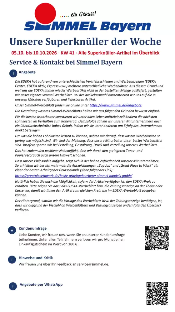 Simmel Katalog | Simmel flugblatt | 2026-10-05T00:00:00.000Z - 2026-10-10T00:00:00.000Z