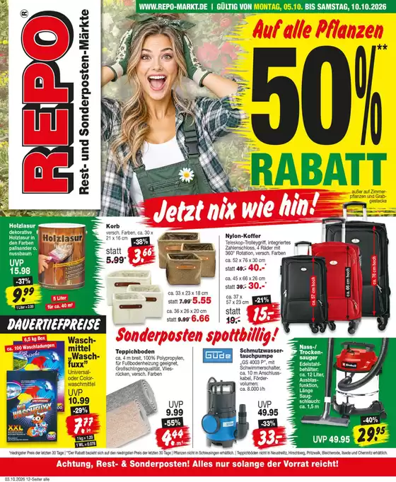 Repo Markt Katalog | Repo Markt katalog | 2026-10-05T00:00:00.000Z - 2026-10-10T00:00:00.000Z