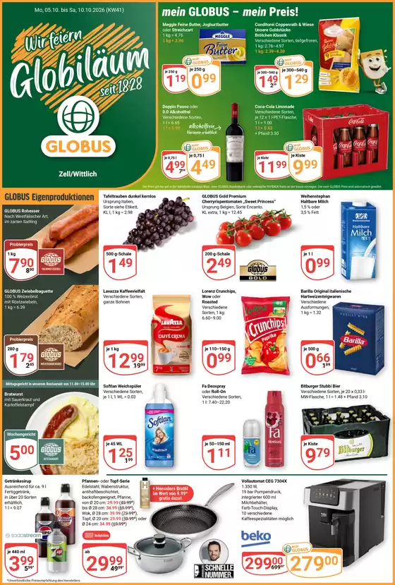 Globus Katalog | Aktuelle Angebote Zell | 2026-10-05T00:00:00.000Z - 2026-10-10T00:00:00.000Z