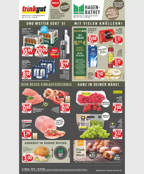 Marktkauf Katalog | Attraktive Angebote entdecken | 2026-10-05T00:00:00.000Z - 2026-10-10T00:00:00.000Z
