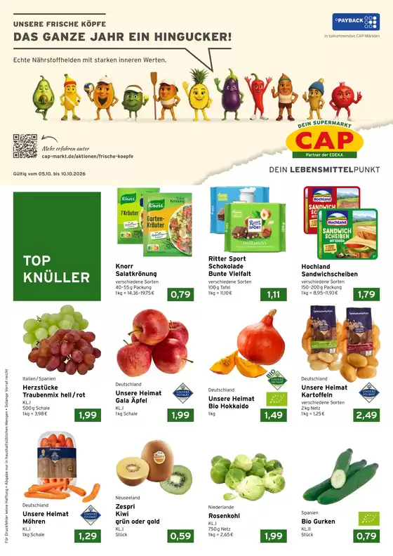 CAP Markt Prospekt | Aktuelle Deals und Angebote | 2026-10-05T00:00:00.000Z - 2026-10-10T00:00:00.000Z