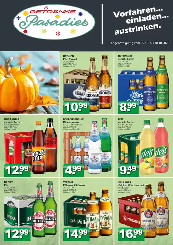 Getränkeparadies Gefromm Katalog | Exklusive Schnäppchen | 2026-10-05T00:00:00.000Z - 2026-10-10T00:00:00.000Z
