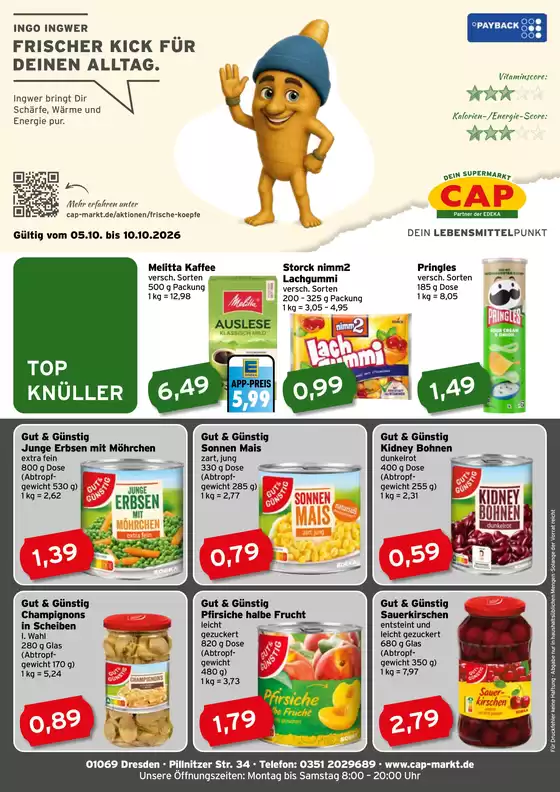 CAP Markt Katalog | Attraktive Angebote entdecken | 2026-10-05T00:00:00.000Z - 2026-10-10T00:00:00.000Z