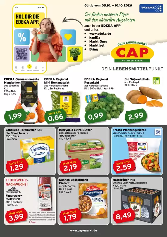 CAP Markt Prospekt | Unsere besten Deals für Sie | 2026-10-05T00:00:00.000Z - 2026-10-10T00:00:00.000Z