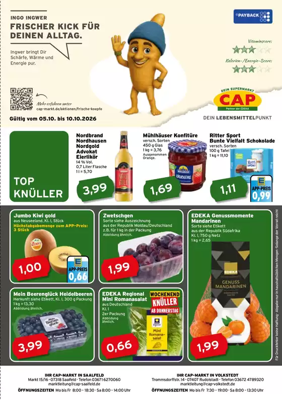 CAP Markt Katalog in Demmin | Tolles Angebot für Schnäppchenjäger | 2026-10-05T00:00:00.000Z - 2026-10-10T00:00:00.000Z