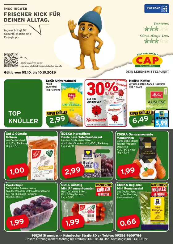 CAP Markt Prospekt | Aktuelle Sonderaktionen | 2026-10-05T00:00:00.000Z - 2026-10-10T00:00:00.000Z