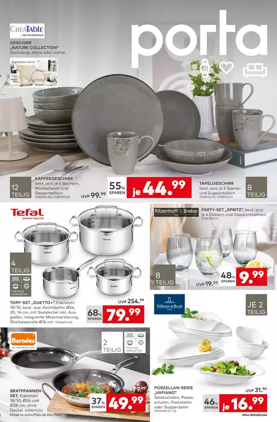 porta Möbel Katalog | Rabatte und Aktionen | 2026-10-05T00:00:00.000Z - 2026-10-17T00:00:00.000Z