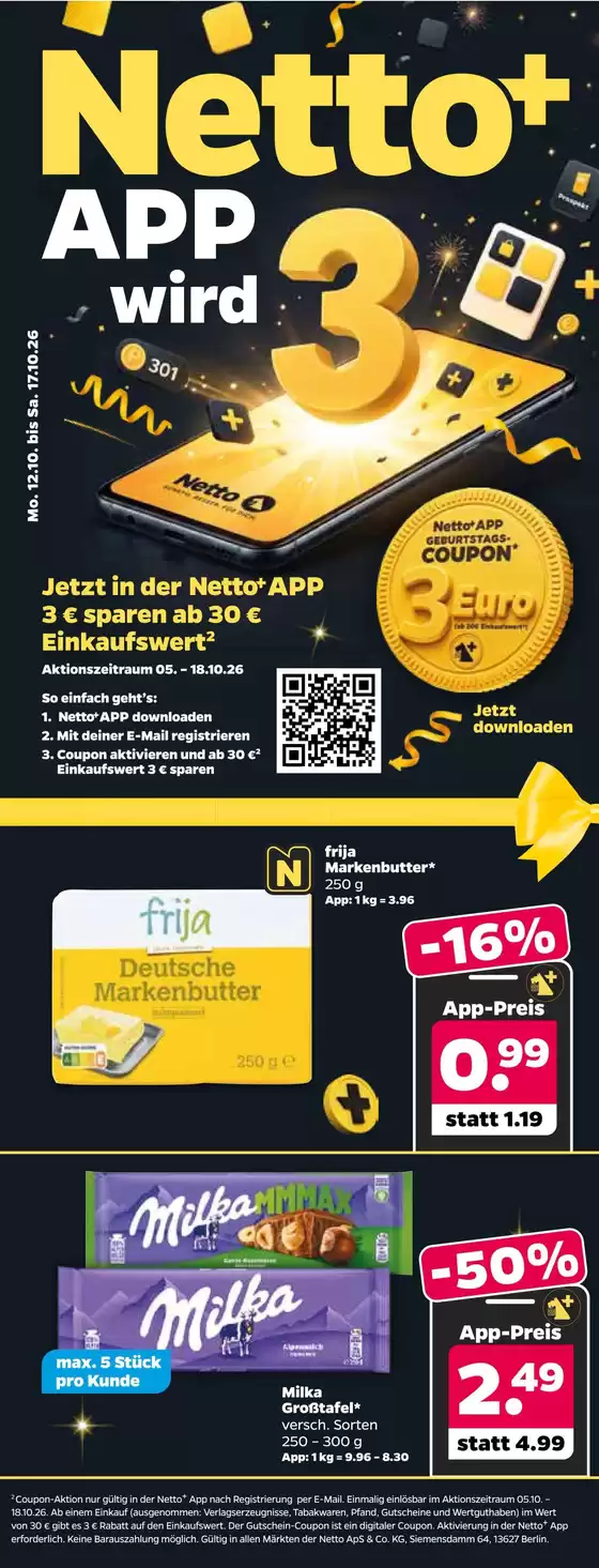 Netto Prospekt in Wacken | Netto Umleger KW 42 | 2026-10-12T00:00:00.000Z - 2026-10-17T00:00:00.000Z