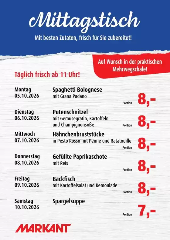 Markant Katalog | Exklusive Deals für unsere Kunden | 2026-10-05T00:00:00.000Z - 2026-10-10T00:00:00.000Z