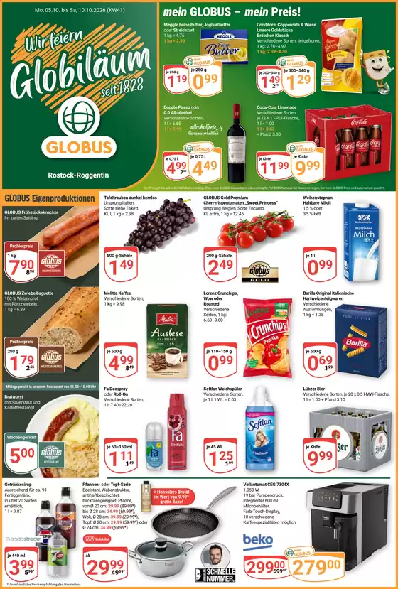 Globus Katalog | Aktuelle Angebote RoggentinRostock | 2026-10-05T00:00:00.000Z - 2026-10-10T00:00:00.000Z