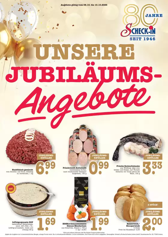 Scheck-in-Center Katalog | Tolle Rabatte auf ausgewählte Produkte | 2026-10-08T00:00:00.000Z - 2026-10-10T00:00:00.000Z