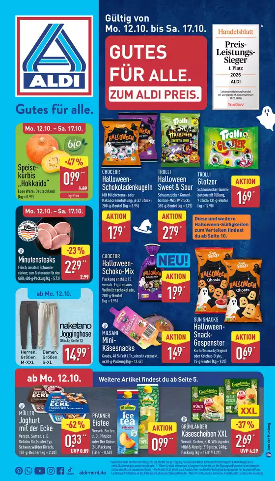 Aldi Nord Reisen Prospekt | Angebote für Schnäppchenjäger | 2026-10-12T00:00:00.000Z - 2026-10-17T00:00:00.000Z