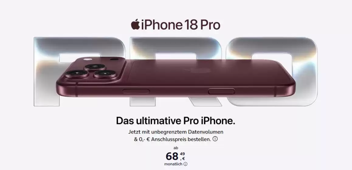 O2 Prospekt in Ilmenau | Das Ultimative Pro iPhone | 2026-10-06T00:00:00.000Z - 2026-10-26T00:00:00.000Z