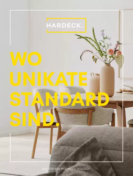 Möbel Hardeck Katalog | WO UNIKATE STANDARD SIND. | 2026-10-06T00:00:00.000Z - 2027-10-06T00:00:00.000Z