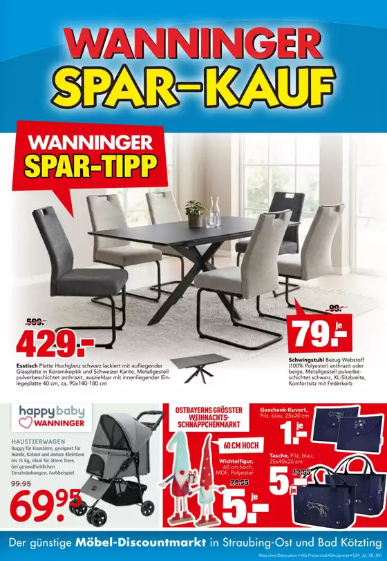 Möbel Wanninger Katalog | Wanninger Spar - Trip ! | 2026-10-07T00:00:00.000Z - 2026-10-17T00:00:00.000Z