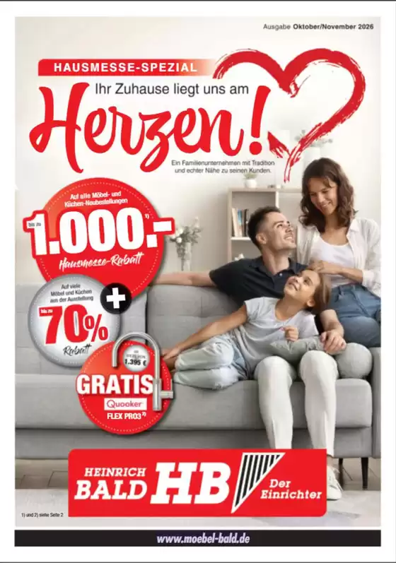 Möbel HB Katalog | Hausmesse - Spezial | 2026-10-07T00:00:00.000Z - 2026-11-30T00:00:00.000Z
