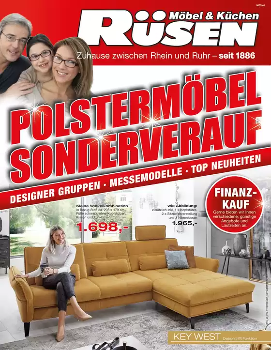 Rüsen Katalog in Sylt | POLSTERMÖBEL SONDERVERAUF | 2026-10-07T00:00:00.000Z - 2026-11-30T00:00:00.000Z