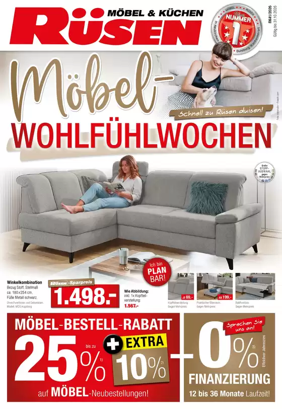 Rüsen Prospekt in Amberg (Amberg) | Möbel-Wohlfühlwochen | 2026-10-07T00:00:00.000Z - 2026-11-07T00:00:00.000Z
