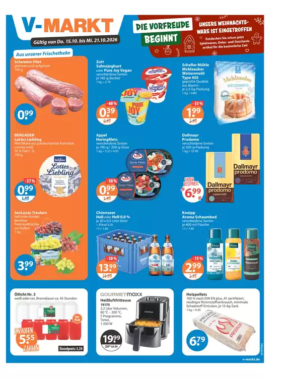 V Markt Prospekt in Itzehoe | Unsere besten Deals für Sie | 2026-10-15T00:00:00.000Z - 2026-10-21T00:00:00.000Z