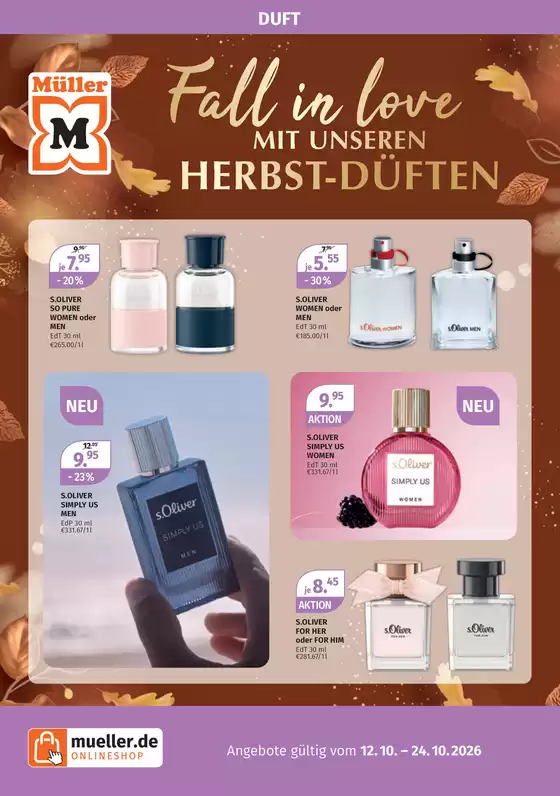 Müller Katalog | Parfümerie-Highlights | 2026-10-12T00:00:00.000Z - 2026-10-24T00:00:00.000Z