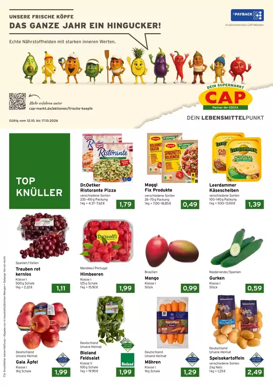 CAP Markt Prospekt in Saalfeld-Saale | Neue Angebote zum Entdecken | 2026-10-12T00:00:00.000Z - 2026-10-17T00:00:00.000Z