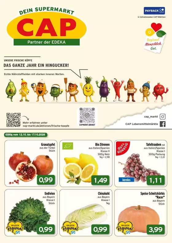 CAP Markt Prospekt in Gröditz | Exklusive Schnäppchen | 2026-10-12T00:00:00.000Z - 2026-10-17T00:00:00.000Z
