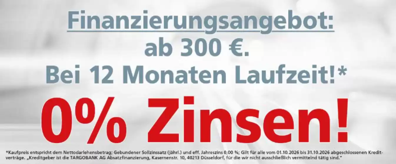 Stop+go Prospekt | Bei 12 Monaten Laufzeit!* 0% Zinsen!  | 2026-10-09T00:00:00.000Z - 2026-10-31T00:00:00.000Z