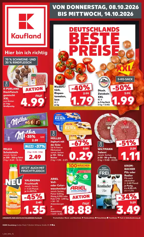 Kaufland Katalog | Kaufland flugblatt | 2026-10-08T00:00:00.000Z - 2026-10-14T00:00:00.000Z