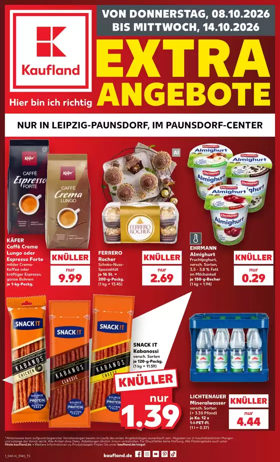 Kaufland Katalog in Borna | Kaufland flugblatt | 2026-10-08T00:00:00.000Z - 2026-10-14T00:00:00.000Z