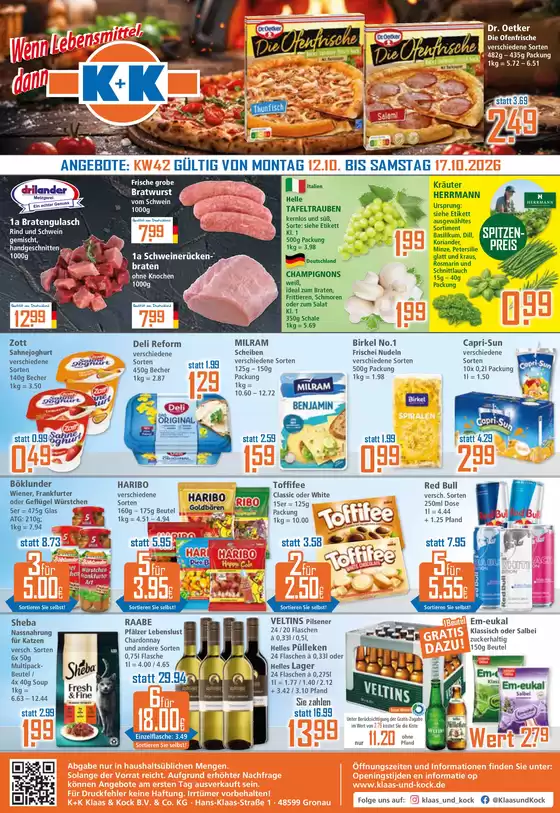 Klaas & Kock Katalog | Klaas Kock flugblatt | 2026-10-12T00:00:00.000Z - 2026-10-17T00:00:00.000Z