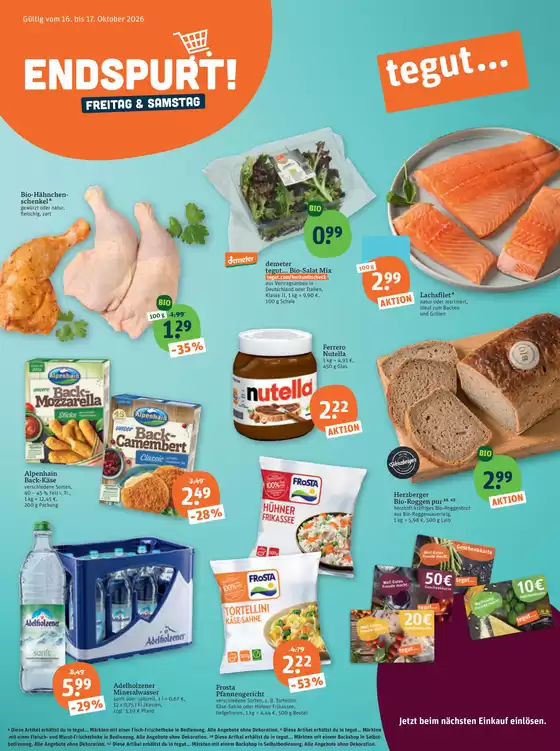 tegut Katalog | Angebote der Woche! tegut | 2026-10-16T00:00:00.000Z - 2026-10-17T00:00:00.000Z