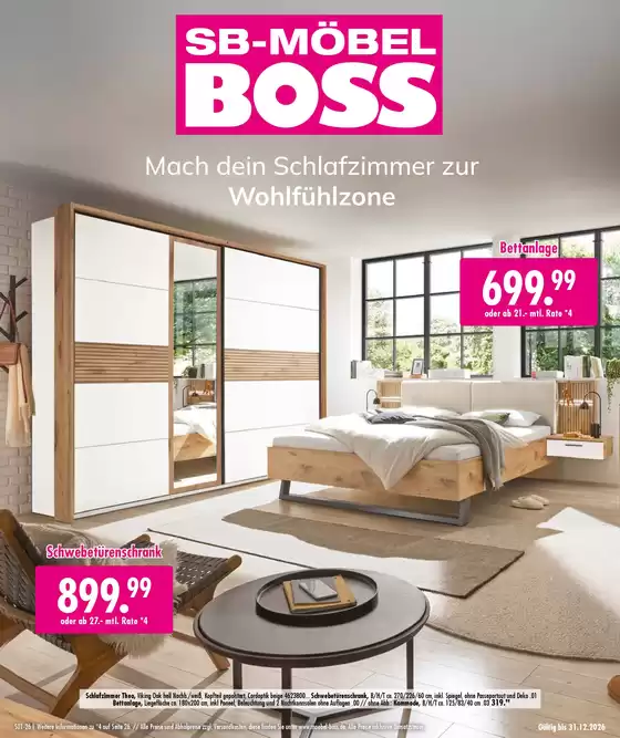 SB Möbel Boss Prospekt in Geldern | S01 2026 standard | 2026-10-10T00:00:00.000Z - 2026-12-31T00:00:00.000Z