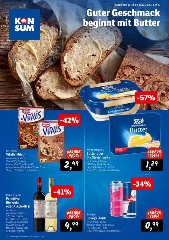 KONSUM Katalog in Krefeld | KONSUM DRESDEN Angebote der Woche KW42 2026 | 2026-10-12T00:00:00.000Z - 2026-10-17T00:00:00.000Z