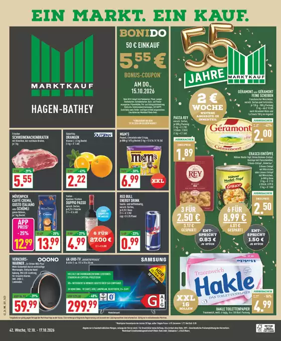 Marktkauf Katalog in Bochum | Top-Deals für alle Kunden | 2026-10-12T00:00:00.000Z - 2026-10-17T00:00:00.000Z
