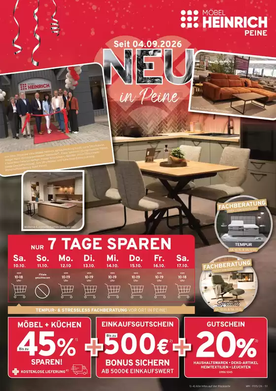 Möbel Heinrich Prospekt in Aidlingen | Top-Angebote für Sparfüchse | 2026-10-12T00:00:00.000Z - 2026-10-17T00:00:00.000Z