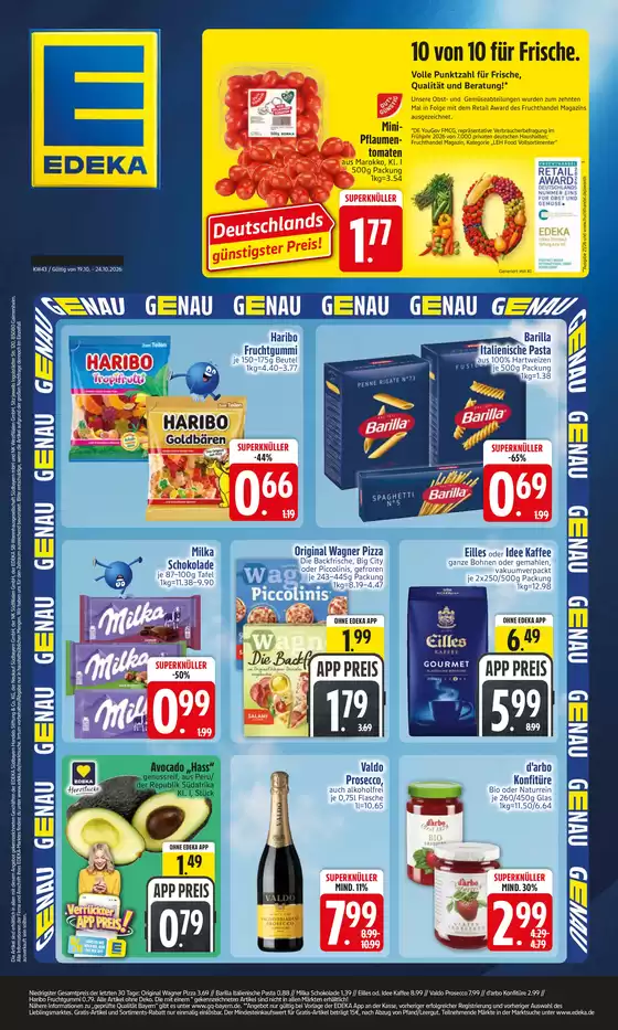 EDEKA Prospekt in Neustadt an der Donau | Edeka: Wochenangebote | 2026-10-19T00:00:00.000Z - 2026-10-24T00:00:00.000Z