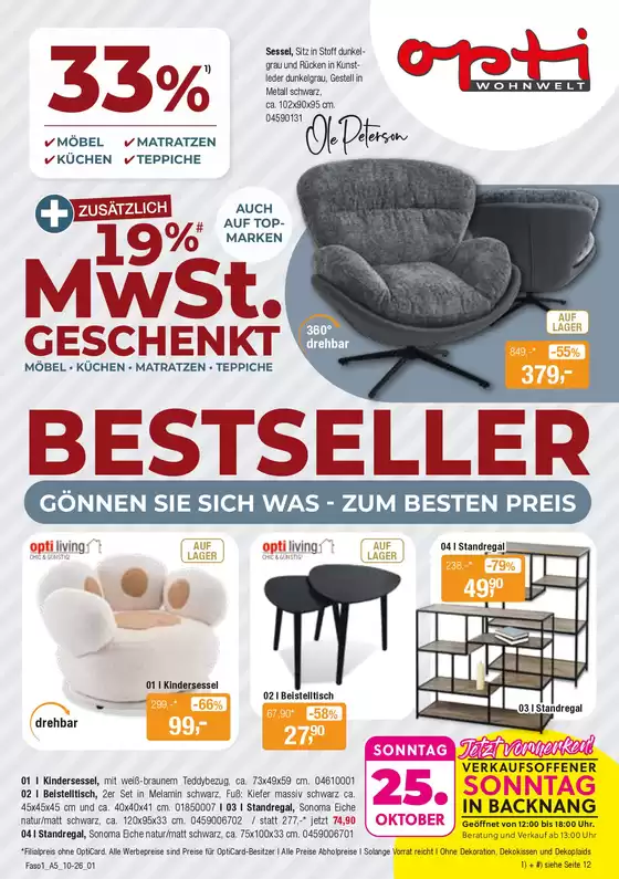 Opti Wohnwelt Katalog | Bestseller zum besten Preis | 2026-10-15T00:00:00.000Z - 2026-11-14T00:00:00.000Z