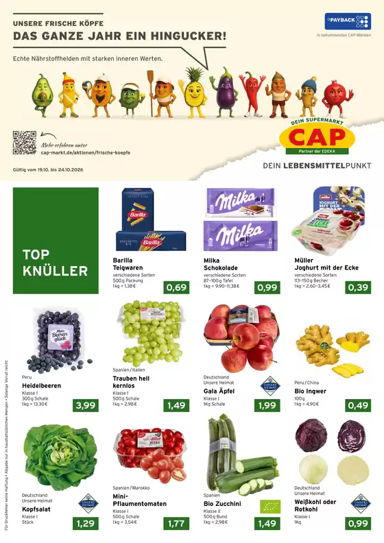 CAP Markt Prospekt in Stemwede | CAP Markt flugblatt | 2026-10-19T00:00:00.000Z - 2026-10-24T00:00:00.000Z