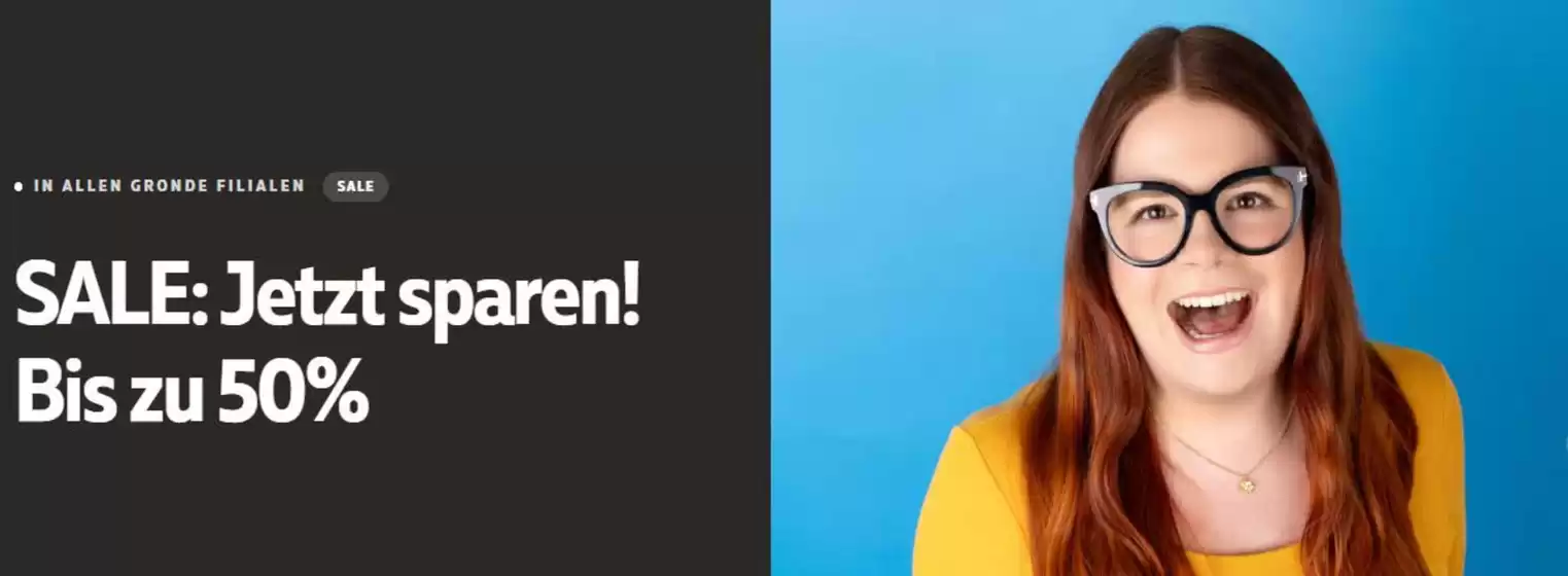 Optik Gronde Katalog | Sale: Jetzt Sparen! Bis Zu 50%  | 2026-10-15T00:00:00.000Z - 2026-11-16T00:00:00.000Z