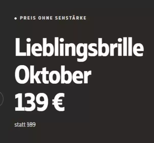 Optik Gronde Katalog | Lieblingsbrille Oktober 139€ | 2026-10-15T00:00:00.000Z - 2026-10-31T00:00:00.000Z