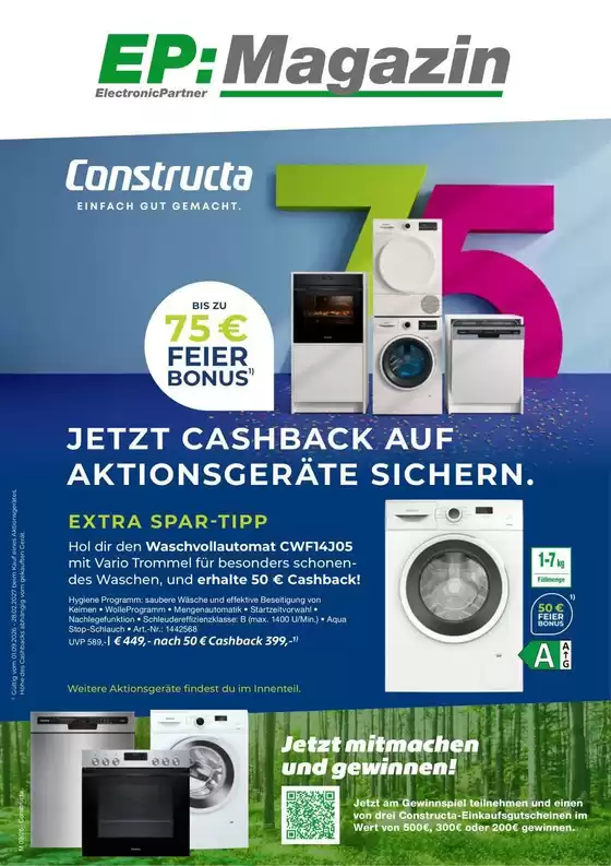 Electronic Partner EP Prospekt in Attendorn | Constructa Magazin 09-2026 | 2026-10-16T00:00:00.000Z - 2027-02-08T00:00:00.000Z
