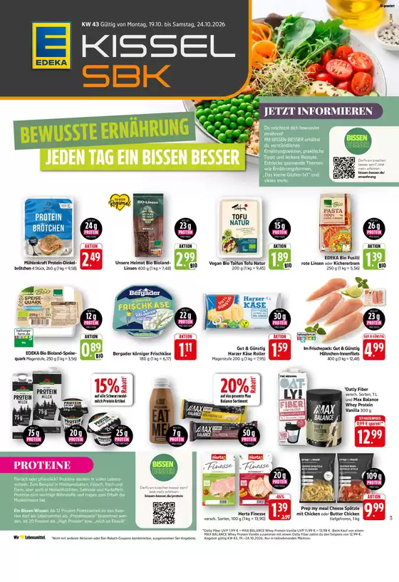 Edeka Kissel SBK Prospekt in Beratzhausen | Edeka Kissel SBK BA KW43 2026 | 2026-10-19T00:00:00.000Z - 2026-10-24T00:00:00.000Z