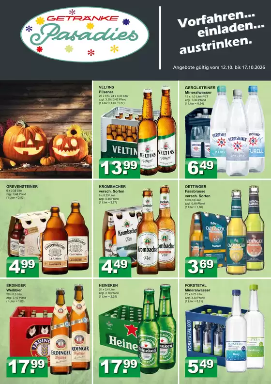 Getränkeparadies Gefromm Katalog in Breitengüßbach | PARTNER KOMPLETT KW 42 | 2026-10-16T00:00:00.000Z - 2026-10-17T00:00:00.000Z